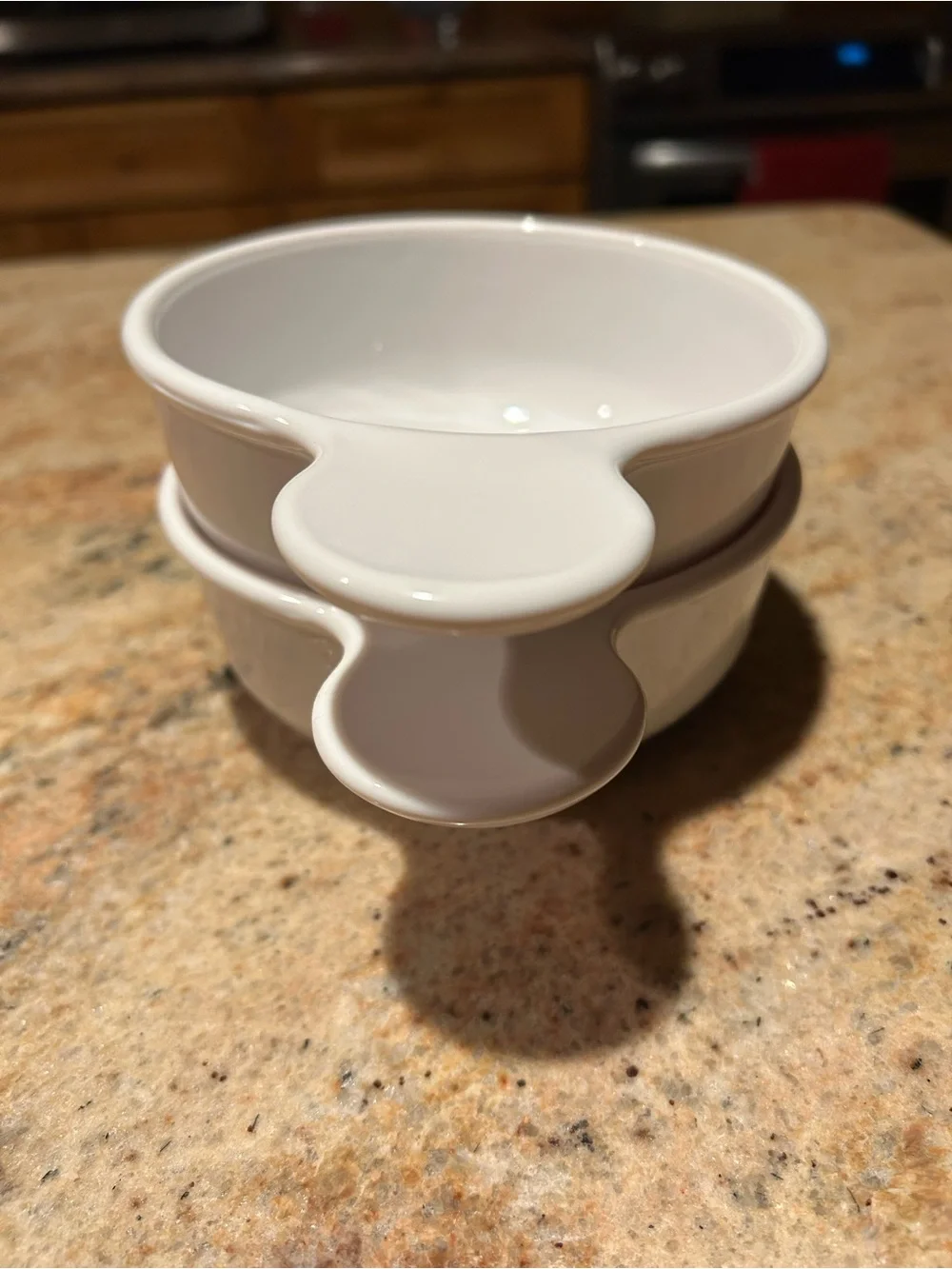 Corning ware “Grab-It” #P-150-B Set of (2)Frost White Bowls 0.4L liter 15oz 1PT